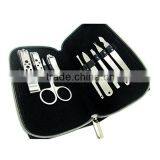 9pcs Stainless Steel Manicure Set Shining Colorful Pouch Luxury Manicure Set Quality Choice thumbnail-2