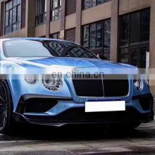 Runde Carbon Fiber Material For 15-17 Bentley Continental GT Modify ST Style Body Kit Front Lip Side Skirt Rear Lip Wind Knife