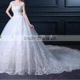 C71648A New Model Elegant Handmade Long Beaded Wedding Dress thumbnail-2
