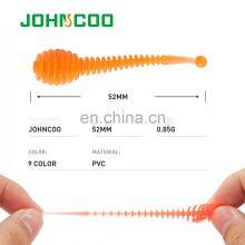 JOHNCOO Fishing Floating Fishing Lure TPR Soft Silicone Lure 52mm 0.85g Soft Bait 12pcs Swimbait Lure thumbnail-2