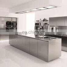 Custom Stainless Steel High Quality Simple Design Modern Kitchen Cabinet
