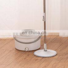 Mop and Bucket Set Microfiber Mop With Bucket Floor Cleaning System Flat Floor Mop for Hardwood Tile Laminate Marble thumbnail-5