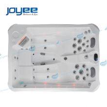 JOYEE Wholesale High Quality 4 People US Acrylic Hydro Bubble Massage Freestanding Bathing Outdoor Hot Tub Spa thumbnail-4