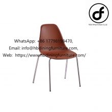 Plastic metal leg dining chair
