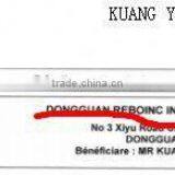 Hot Selling Clear Plastic Document Bag PVC Zipper File Bag