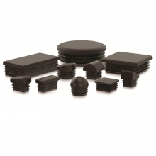 1 Inch 25mm Black Round Plastic Ball Head Tube Plug Cap Insert Furniture Glides thumbnail-6