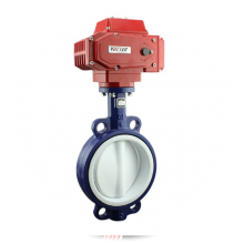 Pneumatic or Electric Actuator Compatible Full Fluorine-Lined Butterfly Valve With On/Off and Smart Regulating Options thumbnail-3