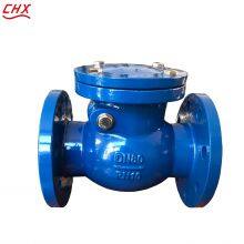 DIN H44T Cast Iron Swing Check Valve Flanged Metal Ball Type Non Return Valve One Way Flow Control Valve thumbnail-6