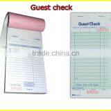 Restruant waiter book ;guest check and docket book printing