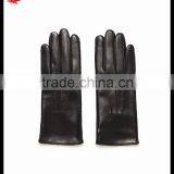 Lady's Black Touch Kidskin Leather Gloves thumbnail-2