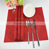 Placemat Fashion PVC Dining Table Mat Disc Pads Bowl Pad Coasters Waterproof Table Cloth Pad Slip-Resistant Pad