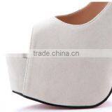 Hot Selling Wholesale High Quality Women Open Toe Shoes Ankle White Women Sandals thumbnail-2