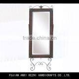 Antique Iron Full Length Cosmetic Mirror thumbnail-1
