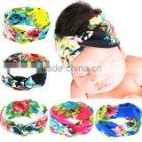 Hot-sales Baby Floral Headband Infant Headband Toddler Turban Headband Cotton Kids Cross Headband Wh-1743 thumbnail-1