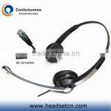High Quality Call Center Telecommunication Professional Headset With RJ9 Plug for Telephone System HSM-902FPQDRJ thumbnail-1