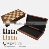 2016 hot sale Wooden backgammon and chess box and case