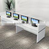 High Quality Modern Reception Desk for 4 People Factory Sell Directly QT3066