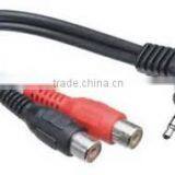 2.5mm Stereo Plug Right Angle to 2.5mm Jack Cable thumbnail-5