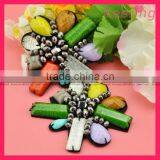 Fashion Decorative Colorful Beaded Women's Shoe Ornament for Ladies Shoes WSF-421 thumbnail-2
