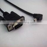 Durable DB9 M to MINI USB Bent up Conversion Cable