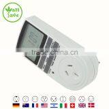 AU PLUG Large LCD Digital Timer Programmable Switch Plug-in Type With 8 Function Keys thumbnail-4