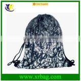Women Mochila Man Gym Bags Travel Backpack Type Printing Waterproof Drawstring Bag