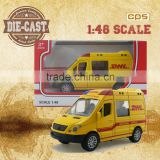 hot sell 1:48 Pull Back die cast car with light and sound
