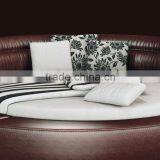 2015 New Modern Design Leather Round Bed B80037 thumbnail-4