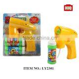 Newest summer outdoor play set BO bubble gun, soap toys with music