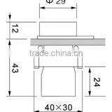 UTL Latest Products In Market Instantaneous Automotive Push Button Switches Key Mark Button 220V thumbnail-5
