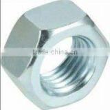 WHITE YELLOW ZINC PLATED DIN 934 HEX NUT thumbnail-1