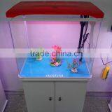 Hot Sale Home Decoration Aquarium Fish Tank Filter Round Acrylic Table Tank thumbnail-6
