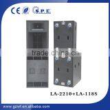 SPE AUDIO Outdoor Sound System LA-2210 + 18 Inch Subwoofer Live Speaker System