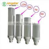 NEW Design G24 LED LAMPS Round&Square 5W/7W/9W/12W G23/G24/E27 LED Plug-in Light G24 Led Bulbs G24 LED Lamp Replacement thumbnail-2