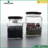 200ml 350ml Storage Glass Container Glass Jar With Black Cap thumbnail-1