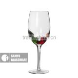 Samyo Custom Glassware Manufacturer red wine glass eco-friendly with two colors