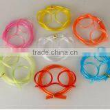 New Design Kids Glasses Straw/DIY Plastic Glasses Straw thumbnail-2