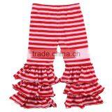 New Products for Girl Baby Leggings Ruffles Icings Stripe Pants OEM Service Factory Direct Sale Fall Toddler Pants thumbnail-2