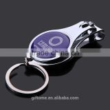 Custom nail clipper with epoxy domed