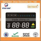 Full Color Fashion Digital Clock Display (with Data and Week)