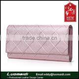 Custom Logo/material/color Genuine Leather Ladies Purse, Handmade Cowhide Leather Women Wallet/clutch Bag From Guangzhou thumbnail-1