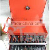 130pcs Mechanial Workshop Tool Cabinet Kraft Hand Tools Trolley