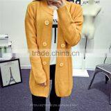 Slim Fit Profitable Yellow Cashmere Sweater India thumbnail-3