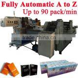 No Need Worker A to Z Pocket Tissue Fully Automatic Handkerchief Production Line