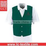 Wholesale Dust Free 65% Polyester/35% Cotton Twill Fabric Durable Work Vest With Custom Embroidery(LCTU0003) thumbnail-4
