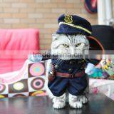 Costume Policeman Superhero Caribbean for Dog Cat Halloween Dress up thumbnail-1