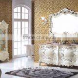 WTS-3300 72 Inch Luxury Boutique Foshan Victorian Style Bathroom Vanity Cabinets With Lockers
