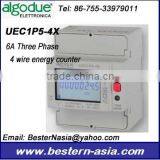 6A three phase 4 wires Energy Counter Algodue UEC1P5-4X