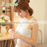 China Manufacturer Wholesale bra with decorative back strap, Lace Tube Top, Seamless Ladies Underwear Bra