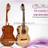 36 inch OEM High end Solid Spruce classic guitar from Chinese guitar factory (TR-CG54S-36)